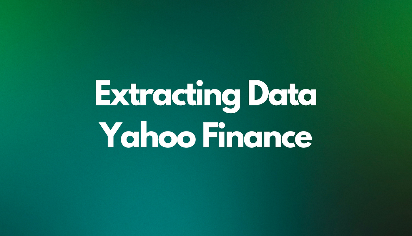 Yahoo Finance